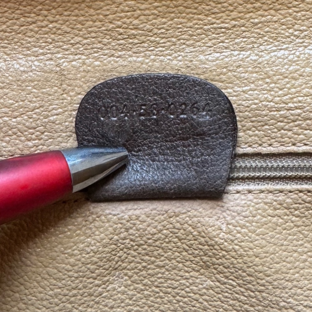 Authentic Vintage Gucci Brown Monogram Canvas Leather Flap Crossbody Clutch Bag - Picture 10 of 12